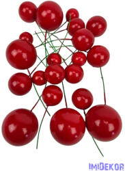  Drótos gömb mix - Piros