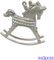  Műanyag kari dekor - Gyöngyházas hintaló