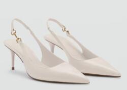 Mango Szandál, Size 39, szintetikus bőr, slingback, sarok 7, 5cm (620)