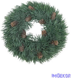  Műfenyő koszorú alap 30 cm tobozos