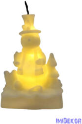  Led gyertya - Hóember