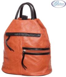 Hernan Bag's Collection Hernan narancssárga-fekete női hátitáska