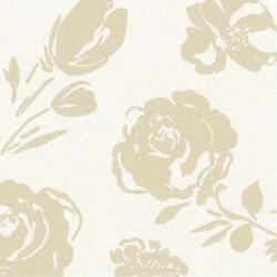 Okay textilhatású szalvéta 40x40 cm 50 lap/csomag - Romantic homok