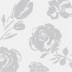 Okay textilhatású szalvéta 40x40 cm 50 lap/csomag - Romantic szürke