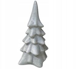 Direct home and garden Beton karácsonyfa figura szürke-ezüst 20 cm Karácsonyi dekoráció