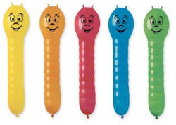 Színes lufi kukac szett - 5 db (163259)