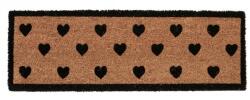 Bizzotto Covoras intrare casa natur negru Hearts 25x75x1.5 cm (0280760deco) Pres
