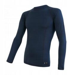Sensor Merino Df férfi hosszú sötétkék póló S (19200030-00)