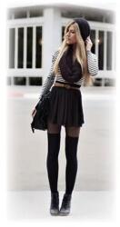 WiK 44010 Gyapjú térdzokni, női, 35-42