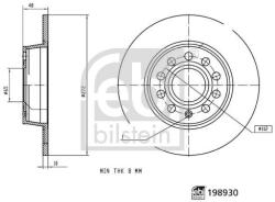 Febi Bilstein Disc frana FEBI BILSTEIN 198930 (198930) - fixbox