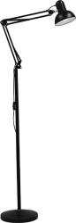 GloboStar Audrey Vintage Lampa de podea Î190xL15cm. cu Soclu pentru Bec E27 Negru (01468)