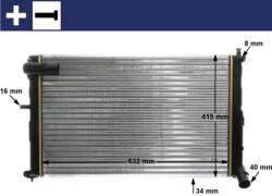 MAHLE Radiator, racire motor MAHLE CR 171 000S (CR 171 000S)