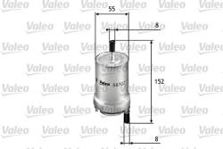 VALEO Filtru combustibil VALEO 587021 (587021)