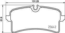 HELLA Set placute frana HELLA 8DB 355 025-571 (8DB 355 025-571)