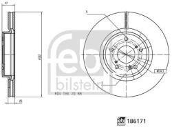 Febi Bilstein Disc frana FEBI BILSTEIN 186171 (186171) - fixbox
