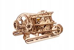 UGears Steampunk Tengeralattjáró, 3D Fa Puzzle, fa modell, ajándék (4820184121966)