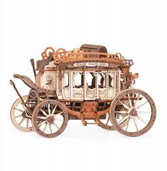 Robotime Rokr Pozitív postakocsi fából készült 3D összecsukható modell (AMKA1)