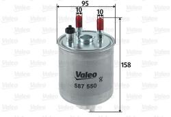 VALEO Filtru combustibil VALEO 587550 (587550)