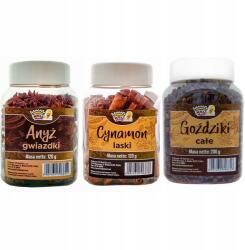 Royal Brand Szett: Csillagánizs 120g, Fahéj pálcika 120g, Szegfűszeg egész 200g