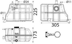 MAHLE Vas de expansiune, racire MAHLE CRT 339 000S (CRT 339 000S) - fixbox