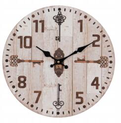 Clayre & Eef Falióra, Zár és kulcs, 34cm, MDF (6KL0753)