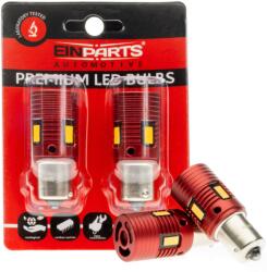 EinParts Led Izzók PY21W BAU15S 4 Smd 3570 Canbus Amber 2 Db