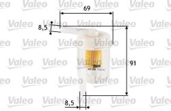 VALEO Filtru combustibil VALEO 587048 (587048)