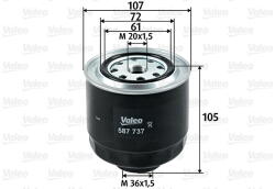 VALEO Filtru combustibil VALEO 587737 (587737)