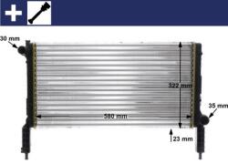 MAHLE Radiator, racire motor MAHLE CR 1446 000S (CR 1446 000S)