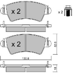 AISIN Set placute frana AISIN BPPE-1015 (BPPE-1015)