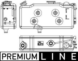 MAHLE Vas de expansiune, racire MAHLE CRT 79 000P (CRT 79 000P)