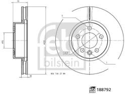 Febi Bilstein Disc frana FEBI BILSTEIN 188792 (188792) - fixbox