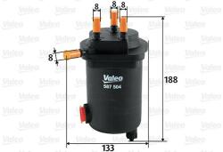 VALEO Filtru combustibil VALEO 587504 (587504) - fixbox