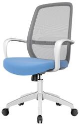 Deli Szék forgó karfás DELI Stockholm szürke-kék (DEL87096)