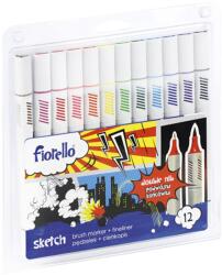 Fiorello Filctoll FIORELLO GR-F726-12 színes kétvégű 12 darabos (160-2232)