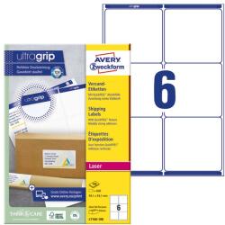 AVERY Etikett AVERY L7166-100 99, 1x93, 1 mm fehér 600 címke/doboz 100 ív/doboz (L7166-100)
