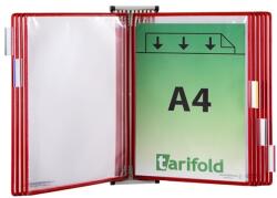 DJOIS Fali tartó szett DJOIS A/4 fém + 10 db piros tábla (F414103)