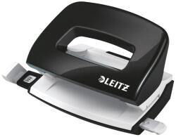 LEITZ Lyukasztó LEITZ Nexxt Wow mini 2 lyukú fém 10 lap metál fekete (50601095)