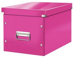 LEITZ Tároló doboz LEITZ Click&Store L méret kocka rózsaszín (61080023)