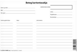  Nyomtatvány beteg kartontasak 160x210 fekvő (22124)