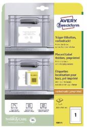 AVERY Etikett AVERY 8003-5 220x160 mm hordozó címke 5 címke/csomag (8003-5)