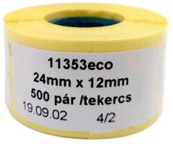 DYMO Etikett DYMO Label Writer 12x24 mm 1000 darabos (11353ECO)