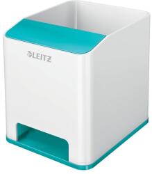 LEITZ Írószertartó műanyag LEITZ Wow 2 rekeszes fehér/jégkék (53631051)