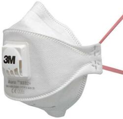 3M Részecskeszűrő maszk szelepes 3M FFP3 fehér 10 darab/doboz (3M9332)