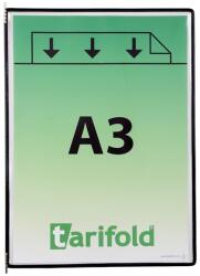 DJOIS Bemutatótábla DJOIS A/3 álló felül nyitott fekete10 darabos (F113007)
