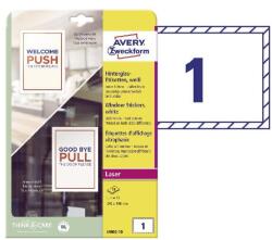 AVERY Etikett AVERY L9002-10 210x148 mm kirakat matricák 10 címke/csomag (L9002-10)