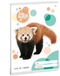 Ars Una Füzet vonalas ARS UNA A/5 32 lapos 14-32 1. osztályos Cuki Vörös Panda (53583093) - vectraline