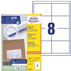 AVERY Etikett AVERY 3660-200 97x67, 7 mm fehér univerzális 1760 címke/doboz 200+20 ív/doboz (3660-200)