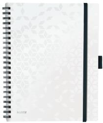 Leitz Spirálfüzet vonalas LEITZ Wow A/4 80 lapos Active fehér (46440001) - vectraline
