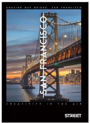 STREET Füzet vonalas STREET A/5 50 lapos Bridges (65765)